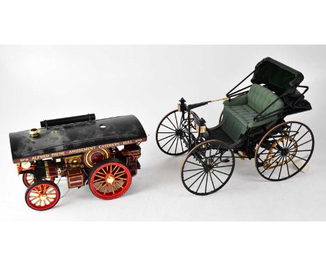 Two boxed collectors' vehicles comprising a Midsummer Models Burrell Showman's engine, 'The White Rose of York', and a Frankl