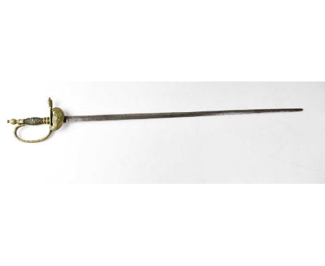 A 19th century Russian Imperial short-sword, civil servant 1855 model, length of blade 68cm, overall length 81cm.Condition Re