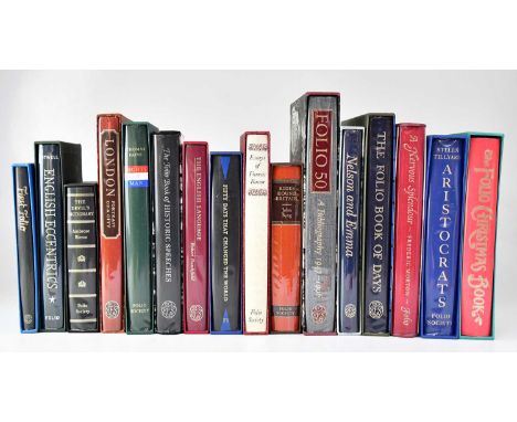 FOLIO SOCIETY; various titles to include 'A Biography 1947-1996', 'English Eccentrics', 'The Folio Christmas Book', 'Aristocr