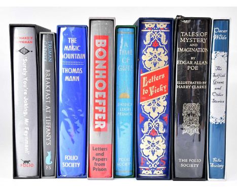 FOLIO SOCIETY; literature titles comprising Edgar Allan Poe ‘Tales of Mystery and Imagination’, Oscar Wilde ‘The Selfish Gian