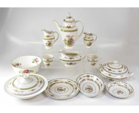 ROYAL DOULTON; a large quantity of Hamilton dinner and teaware to include tea cups and saucers, coffee cans and saucers, dinn