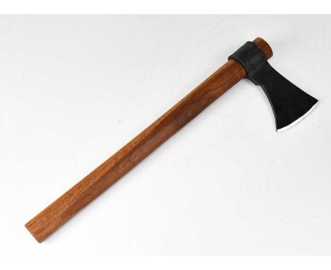 RAVEN FORGE; a 'Hawk' throwing axe, length 45.5cm.Condition Report: - Please note that this lot is not suitable for our in-ho