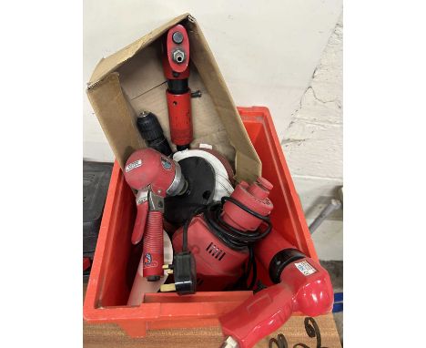 Mixed box of various Clarke air tools etc