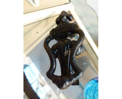 Cast iron vintage door knocker