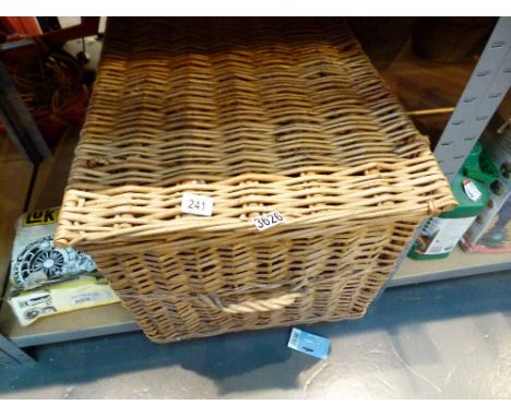 Large wicker hamper
