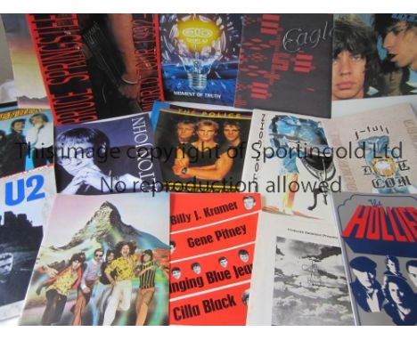 CONCERT PROGRAMMES    A collection of 16 Concert programmes from the 1960's, 1970's and 1980's to include Swinging Blue Jeans
