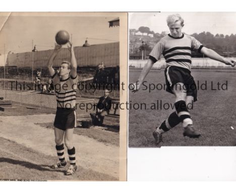 NEWPORT COUNTY     Seven B/W photos, one of which is a reprinted team group from August 1957. The others are original includi