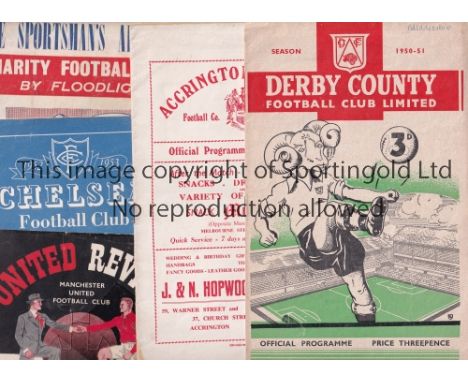 1950's/1960's     A collection of 65 programmes from the 1950's (35) and 1960's (30) to include Derby v Middlesbrough 1950/51
