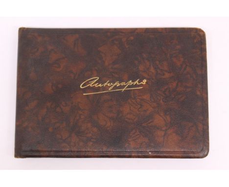 Autographs: An autograph album containing signatures of players from various football clubs, dated to the 1930s. To include: 