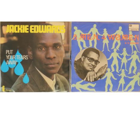 O V WRIGHT &amp; JACKIE EDWARDS - ISLAND LPs. Delightful selection of 2 x classic Soul LPs on Island. Titles are O. V. Wright