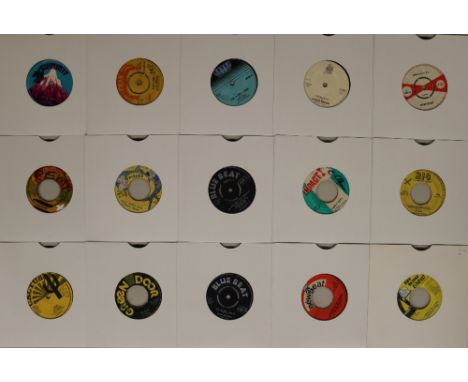 REGGAE - ROOTS/DUB/DIGITAL/LOVERS - 45s. Dope collection of around 90 x 45s from Jamaican and British Labels. Artists/titles 