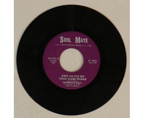 INTENSIVE HEAT - INTENSIVE HEAT C/W KEEP AN EYE ON YOUR CLOSE FRIEND 7" (SOUL MATE SM-001). Extremely hot double header from 