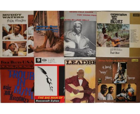 BLUES LPs. Brill collection of 14 x original title LPs. Artists/titles are Muddy Waters - Folk Singer (Pye International R&am