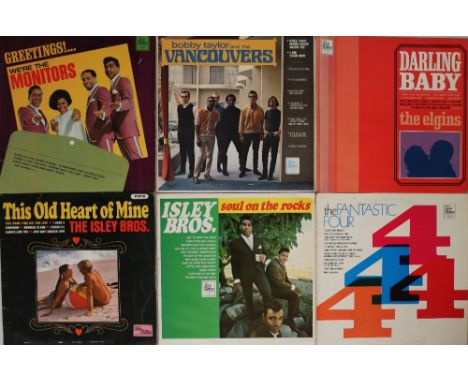 TAMLA MOTOWN - GROUPS - LPs. Top selection of 12 x original UK pressing Tamla Motown LPs. Titles are The Monitors - Greetings