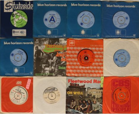 BLUE HORIZON (AND RELATED ARTISTS) - 7". Electric collection of 17 x original UK 7" including promos. Artists/titles/cat. num