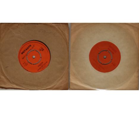 HOUND DOG TAYLOR/LORENZO SMITH - OUTASITE 7" RELEASES. 2 scorchers here on Outasite Records - a tiny Blue Horizon offshoot wh