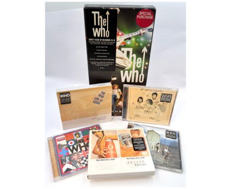 The Who - a group of CDs to include Thirty Years Of Maximum R&amp;B Box Set; The Who Live At Leeds; The Who By Numbers plus o