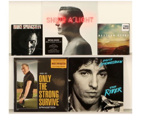Bruce Springsteen and Bryan Adams LPs, 7" Singles and CDs. Includes: Bruce Springsteen - Only The Strong Survive Vol.1 (2022 
