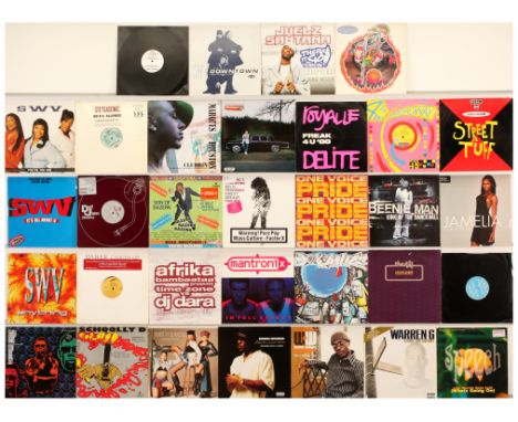 A Collection of Hip Hop And Rap LPs and 12" Singles. Includes: Slick Rick - Children's Story (2005 12" Single Reissue cat no: