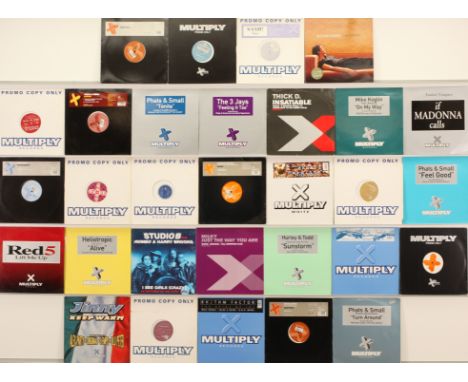 House/Trance 12" singles on the Multiply Records label to include Weekend Players - 21st Century; Mojolators - Drifting; Sash