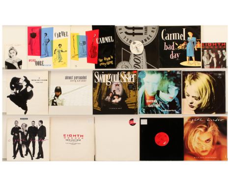 1980's Female Pop Artists LPs, 12" and 7" Singles - Eight Wonder, Swing Out Sister &amp; Carmel. Includes: Eight Wonder - Wil