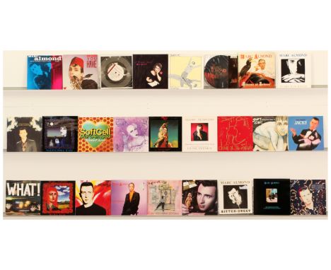 A collection of Marc Almond/Soft Cell Related 7" Singles. Includes Bitter Sweet (1988 Clear Vinyl cat no RC 6194), Love Lette