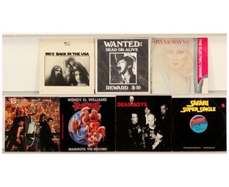 A collection of Proto Punk/Punk LPs to include (1) Johnny Thunders - Wanted: Dead Or Alive Reward $10 (1983 US LE Unofficial 