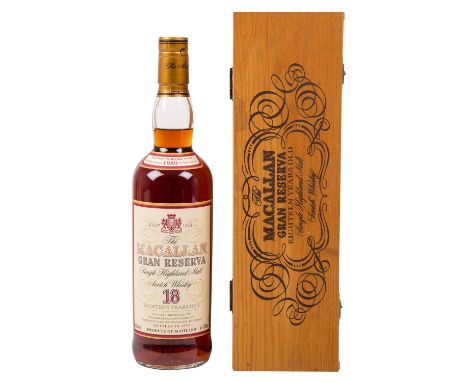 MACALLAN Single Malt Scotch Whisky 'Gran Reserva', 18 years Region: Speyside, The Macallan Distillers, 40% Vol., 700 ml, Füll