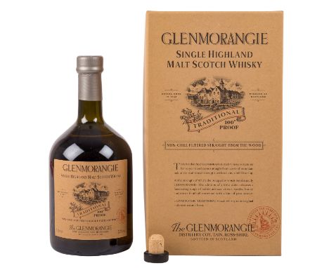GLENMORANGIE Single Malt Scotch Whisky 'Traditional - 100° Proof' Region: Highlands, Distillerie Coy, Tain, Ross-Shire, 57,2%