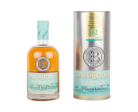 BRUICHLADDICH Single Malt Scotch Whisky 'Second Edition' 12 Years Region: Islay, Bruichladdich Distillerie, 46% Vol., 700 ml,
