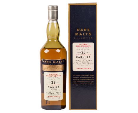 CAOL ILA Single Malt Scotch Whisky, 23 years Region: Islay, Brora Distillerie, 61,7% Vol., 700 ml, Füllstand in der Schulter,