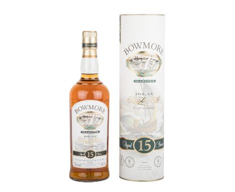BOWMORE Single Malt Scotch Whisky 'MARINER', 15 years Region: Islay, Morrison's Bowmore Distillerie, 43% Vol., 700 ml, Füllst