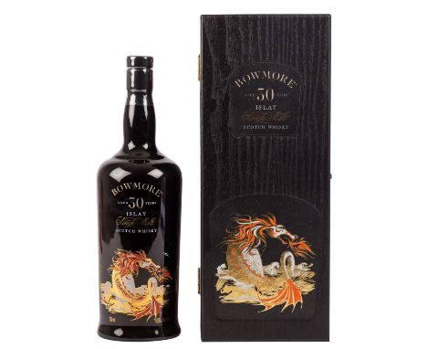 BOWMORE Single Malt Scotch Whisky 'SEA DRAGON', 30 years Region: Islay, Morrison's Bowmore Distillerie, 43% Vol., 750 ml, sch