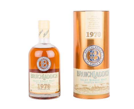 BRUICHLADDICH Single Malt Scotch Whisky 1970 Region: Islay, Bruichladdich Distillerie, 44,2% Vol., 700 ml, Füllstand in der S