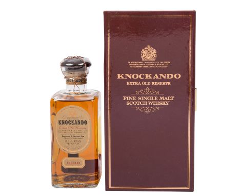KNOCKANDO Single Malt Scotch Whisky 'Extra Old Reserve', 1969 Region: Speyside, Knockando Distillerie, 43% Vol., 750 ml, Füll