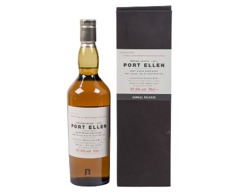 PORT ELLEN Single Malt Scotch Whisky, 24 years, 3rd Release, Region: Islay, Port Ellen Distillerie, 57,3% Vol., 700 ml, Fülls