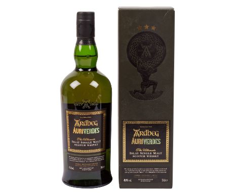 ARDBEG Single Malt Scotch Whisky 'AURI VERDES' Region: Islay, Ardbeg Distillery Ltd., 49,9% Vol., 700 ml, Füllhöhe im Flasche