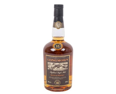 LONGMORN Single Malt Scotch Whisky, 15 years Region: Highland, Longmorn Distillerie, 45% Vol., 700 ml, Füllstand im Flaschenh