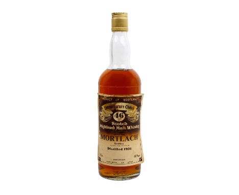 MORTLACH Single Malt Scotch Whisky, 46 years, 1936 Region: Highlands, Mortlach Distillerie, Abfüller: Gordon & MacPhail, 40% 