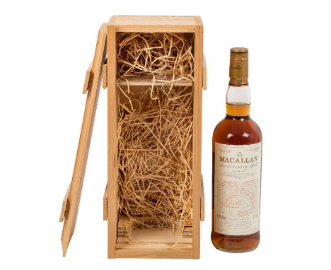 MACALLAN Single Malt Scotch Whisky 'Anniversary', 25 years Region: Speyside, The Macallan Distillers, 43% Vol., 700 ml, Fülls