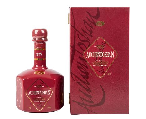 AUCHENTOSHAN Single Malt Scotch Whisky, 25 years, limitierte Edition in Keramikflasche Region: Lowland, Morrison Bowmore Dist