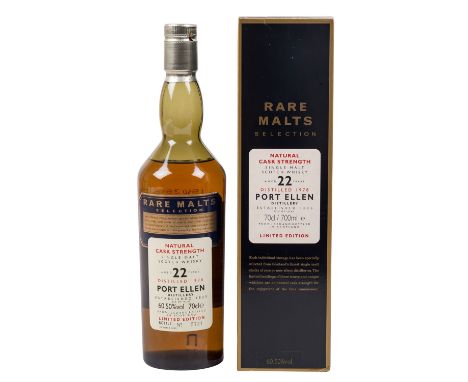 PORT ELLEN Single Malt Scotch Whisky, 22 years, Rare Malts Selection Region: Islay, Port Ellen Distillerie, 60,5% Vol., 700 m