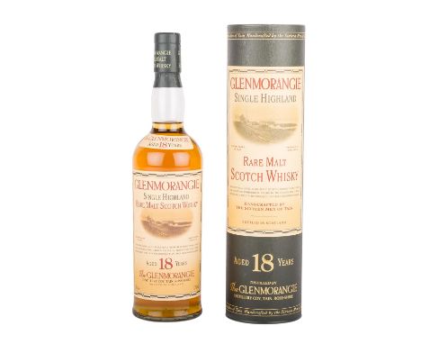 GLENMORANGIE Single 'Rare' Malt Scotch Whisky, 18 years Region: Highlands, Distillerie Coy, Tain, Ross-Shire, 43% Vol., 700 m
