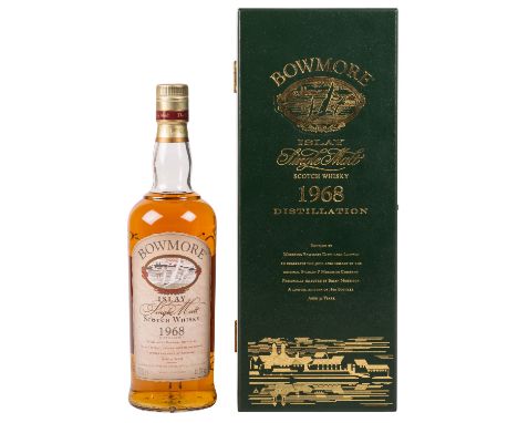 BOWMORE Single Malt Scotch Whisky '1968', 32 years Region: Islay, Morrison's Bowmore Distillerie, 45,5% Vol., 700 ml, Füllsta