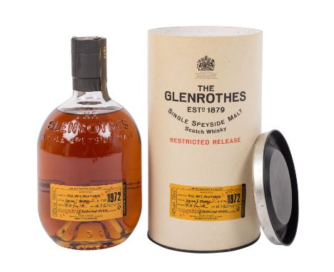GLENROTHES Single Malt Scotch Whisky 'Restricted Release', 1972 Region: Speyside, the Glenrothes Distillerie, 43% Vol., 700 m