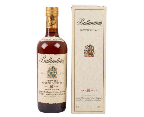 BALLANTINE'S blended 'very old' Scotch Whisky, 30 years George Ballantine & Son. Limited Distillers, 43% Vol., 700 ml, Füllst