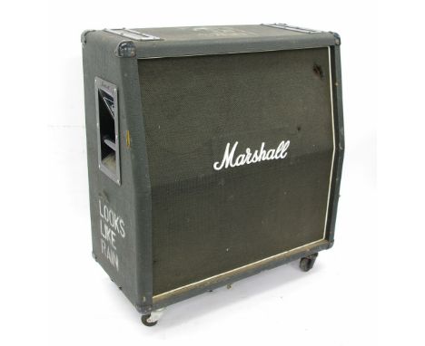 Marshall 1984 Bass angled 4 x 12 guitar speaker cabinet, ser. no. 1250