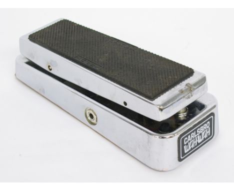 Vintage Carlsbro Wah Wah guitar pedal, bottom cover replaced