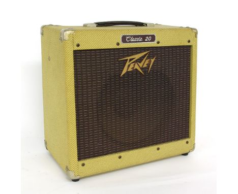 Peavey Classic 20 guitar amplifier, made in USA, appears to be in working order 