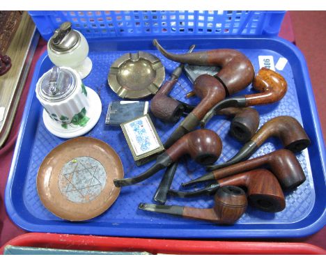 Smokers Pipes- Millivillie, Lillehammer Parker, BBB Special, Comoy's, Colibri Column lighter designed by Lord Queensberry, ot